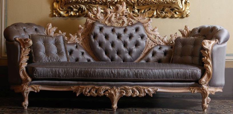 Sofás de sala de estar Couches Tapicería 4 asientos Nuevo diseño XXL Gran sofá sofá