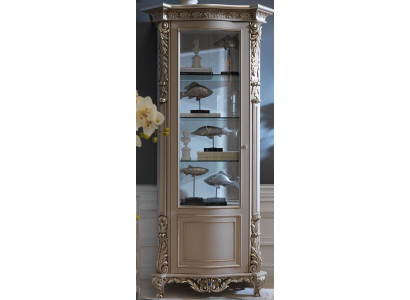 Muebles de madera maciza Vitrinas de vidrio Aparador de armario de madera maciza Salón vitrina de madera maciza