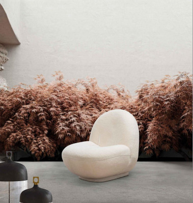 Silla redonda de televisión de una plaza, muebles tapizados para sentarse, silla de sala de estar.