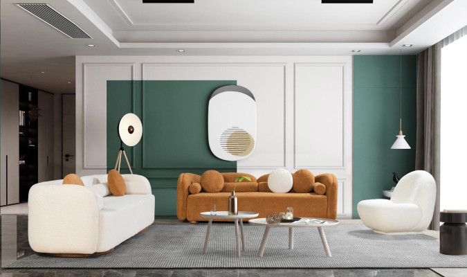 Silla redonda de televisión de una plaza, muebles tapizados para sentarse, silla de sala de estar.