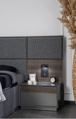 Mesita de noche diseño mesas auxiliares dormitorio mesitas de noche muebles de madera.