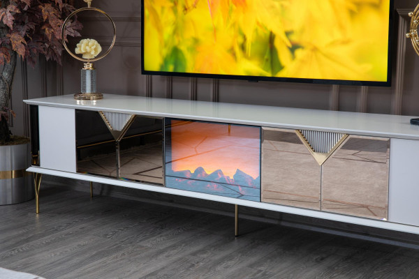 Muebles de salón, pared de TV, estantería de pared, madera, blanco, nuevo, moderno.