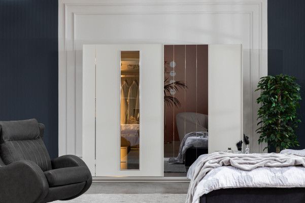 Armario de lujo Armarios Armario  de madera Muebles dormitorio 250 cm