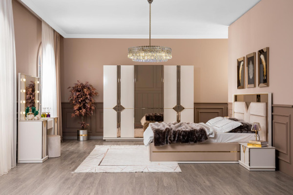 Dormitorio tocador espejo aparador consolas mesas cómodas Acolchar