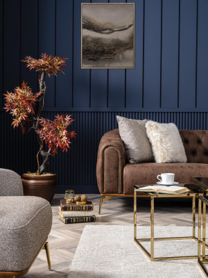 Conjunto de sofás 331 asientos Sofá nuevo gris Diseño de lujo 3 piezas Sala de estar
