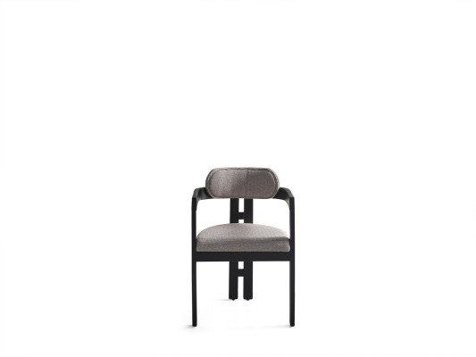 Silla comedor moderna de lujo diseño nuevo tapizada en madera con textil