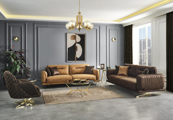 Conjunto de sofás para sala de estar 431 asientos sofá tapizado conjunto de sofás.