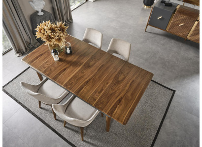 Comedor Mesa Madera Muebles lujo Estilo Mesa de madera marrón moderna Mesas