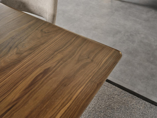 Comedor Mesa Madera Muebles lujo Estilo Mesa de madera marrón moderna Mesas