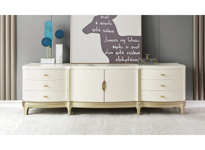Aparador armario estantería mueble armario de madera blanco cómoda