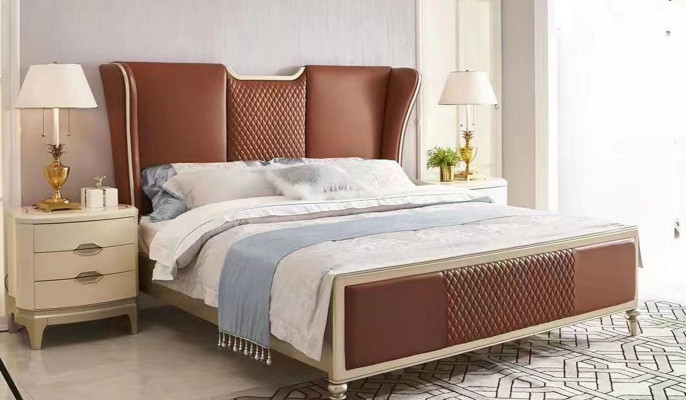 Muebles de dormitorio de lujo 2x mesitas de noche Mesas auxiliares modernas 2 piezas