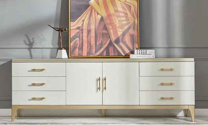 Aparador cómoda diseñador de lujo armarios madera blanco cómodas armario