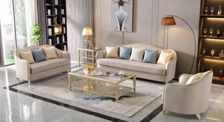 Diseño de sofás Sofá de diseño 3+2+1 asientos Sofá de tela moderno