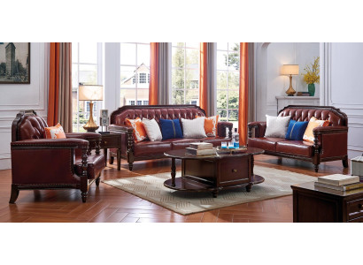 Diseño de juego de sofá de 3+2+1 plazas, sofá acolchado, sofá moderno.