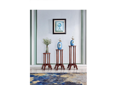 Soporte de flores de madera, soporte de maceta de flores.