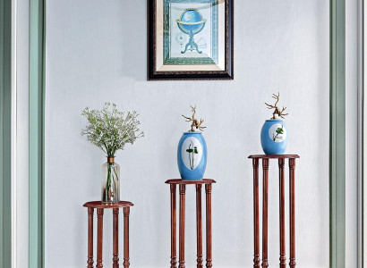 Soporte para flores Soporte de madera para macetas de flores Soporte de maceta Estante