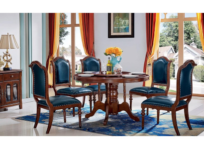 Mesas Muebles Redondos Comedor Mesa de Comedor de Lujo Redonda Mesa de Madera Maciza
