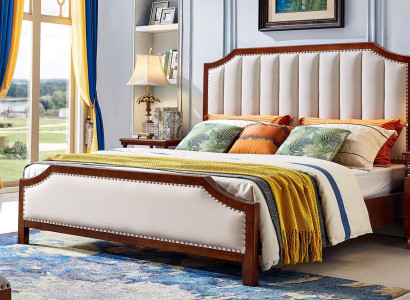 Cama 2x Mesitas de noche 3 piezas. Juego de dormitorio Diseño Clásico Lujo