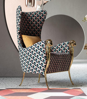 Sillón individual Butaca Sofá Muebles Diseño de TV Muebles Mobiliario