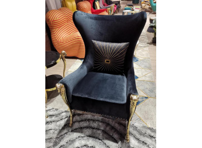 Lujo Sillón Sofá Tapizado Muebles Individual Sofás Sofá de Orejas