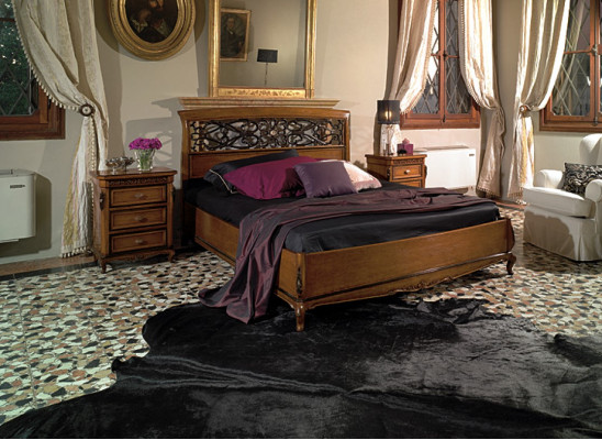 Mesita de noche Consolas Mesas Mesitas de noche Muebles Decoración italiana Lujo Nuevo