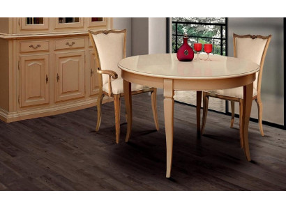 Mesa de comedor Redonda Muebles Mesa de comedor de lujo Redonda Mesa de madera maciza Italia Nueva