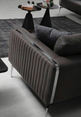 Conjunto de sofás de lujo Sofá Juego de sofás Sofás de 3 plazas + 1 sillón Moderno Poliéster Nuevo