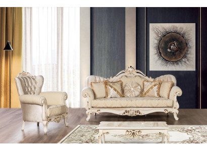 Sofá conjunto de sofás 3+1 plazas Sofá Couch Sofás Tapizados Tela Textil Nuevo