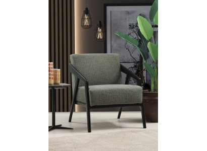 Sillón Asiento Sala de estar Tejido Poliéster Estilo Moderno Diseño Lujo