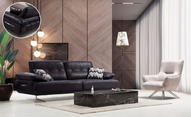 Sillón orejero de lujo 1 plaza tapizado asiento diseñador moderno