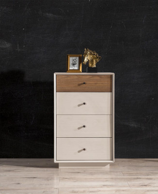 Juego de dormitorio de lujo con tocador, cómoda y espejo, set de 3 piezas.