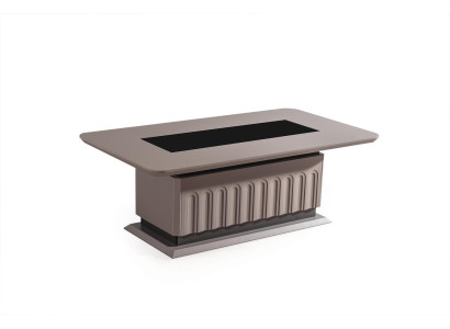 Mesa de café marrón Sala de estar Mesas Muebles de madera diseñados Mesas de café