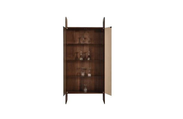 Conjunto de sala de estar consta de vitrina, bajo-mueble de TV y marco de TV 3 piezas. Nuevo.