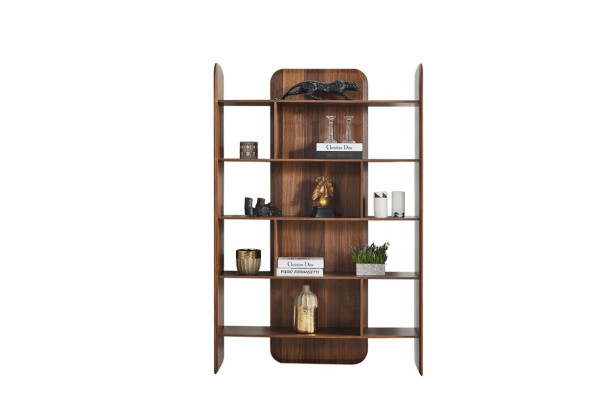 Conjunto de sala de estar compuesto por estantería, mueble bajo para TV y marco para TV de 3 piezas.