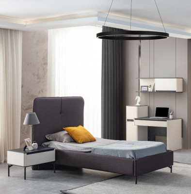 Muebles infantiles Cama infantil Mesita de noche Escritorio de lujo Madera Muebles