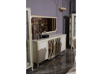 Mueble aparador de lujo de madera armario salón vitrina nuevo