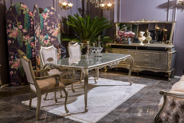 Aparador con espejo Diseño de sala de estar Mueble nuevo Consola Aparador de madera