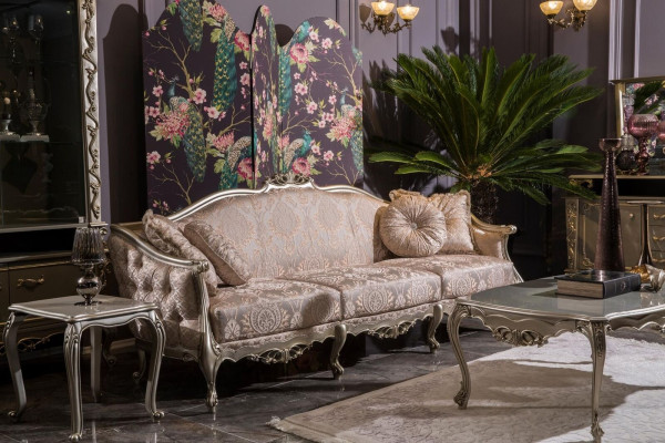 Diseñador de tapizados Muebles Sofá de tres plazas 3 plazas Sofás Textil Sofás grandes