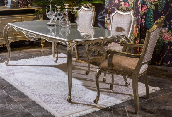 Comedor mesa silla conjunto grupo de juego mesa mesas de lujo de 5 piezas.