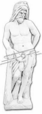 Zeus 168 cm Escultura Diseño Figura Estatua Jardín Figuras Estatuas