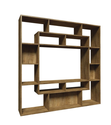 Juego de sala: vitrina, cómoda, paredes de sala, cómodas, armario, mesa, muebles de madera de 4 piezas.