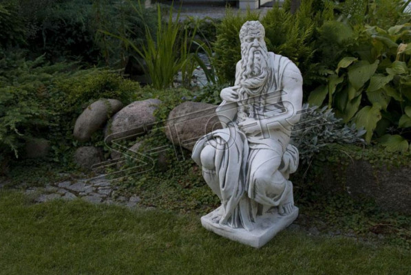 Figura de Acuario Estatua Decoración de jardín Figuras de la estatua del dios Poseidón.
