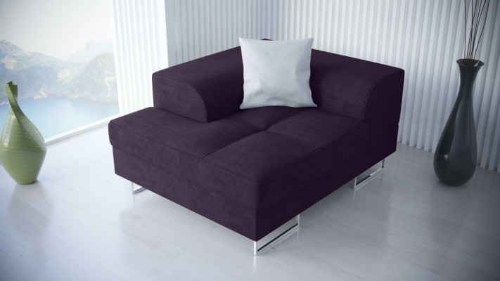 Sillón Diseño Sofá Relax Textil Salón Club Tapizado Asiento Lujo Televisión