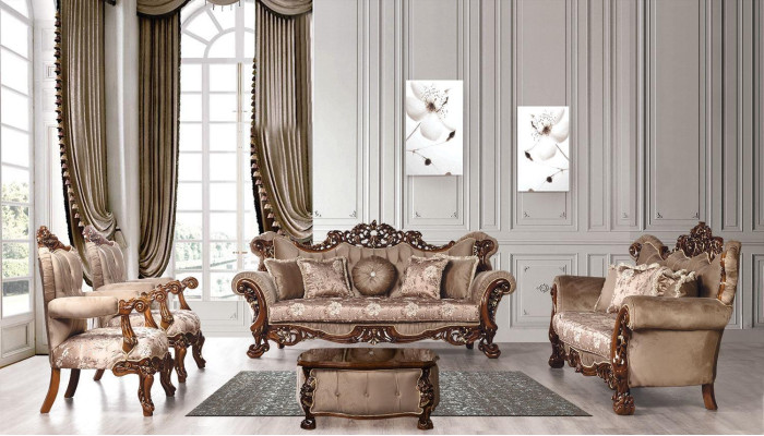 Juego de sofás 3+1 sillón conjunto mesa de centro sofá nuevo conjunto de sofás estilo Art déco.