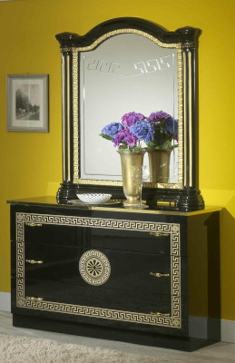 Conjunto de dormitorio estilo moderno cama mesita de noche cajonera muebles de cama 6 piezas grupo nuevo