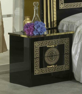 Conjunto de dormitorio estilo moderno cama mesita de noche cajonera muebles de cama 6 piezas grupo nuevo