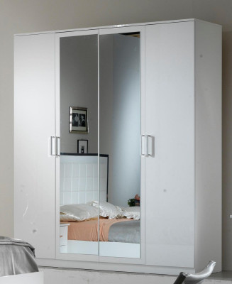 Cama Mesita de noche Cómoda Conjunto de dormitorio de 6 piezas Diseño de dormitorio de lujo moderno.