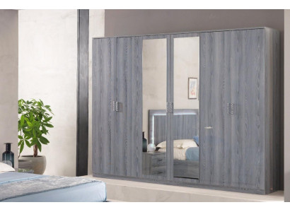 Dormitorio Muebles Armario Armarios Armario Mueble de pared 6 puertas Madera Nuevo