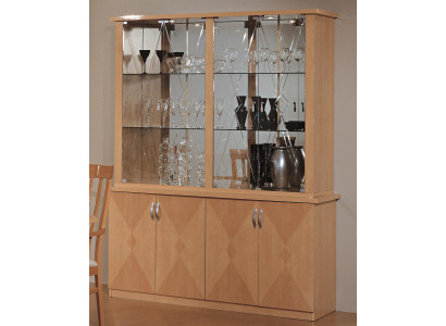 Clásico armario vitrina de muebles italianos armarios muebles vitrinas haya nuevo