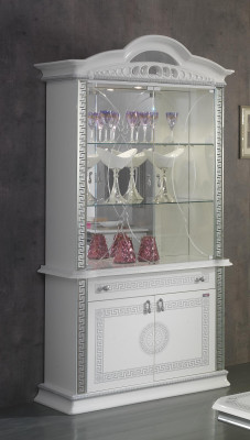 Cómoda Vitrina Cómodas Vitrinas Armario de cristal Diseñador italiano Armario